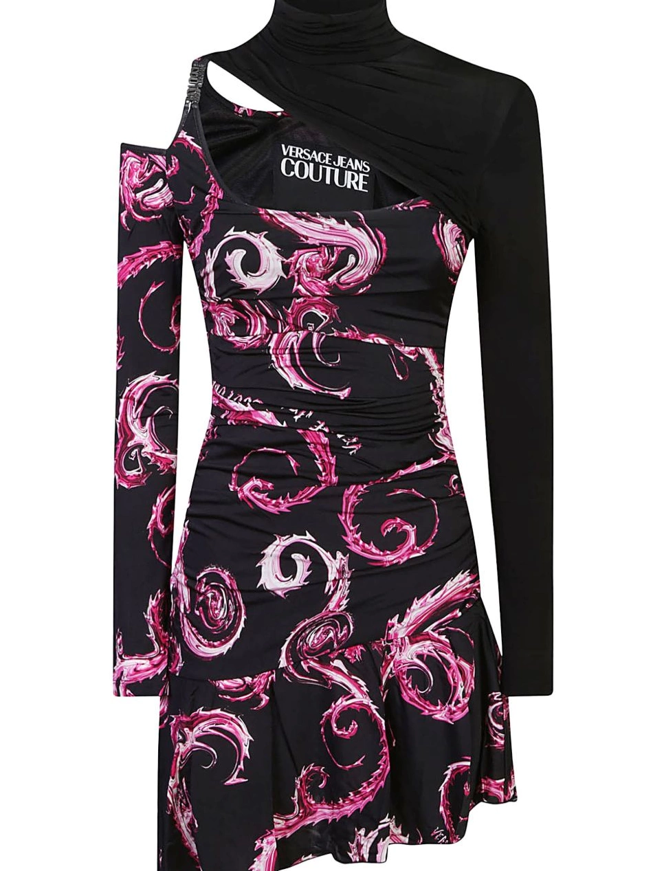 Affordable Jeans Couture Versace dress Women Cutout Chrome Couture 0326